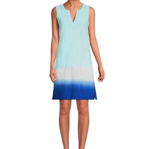 New Lands End coverup swim dress Petite Large